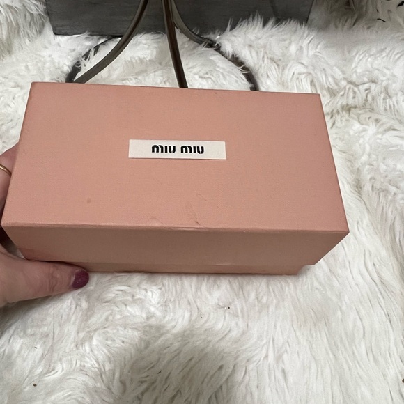 #SOLD#. Miu Miu Glasses Frames w/ Case, Gold Glitter Oversized Sunglasses - Picture 9 of 9